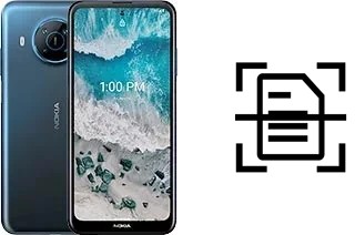 Numériser un document sur un Nokia X100