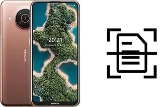 Numériser un document sur un Nokia X20