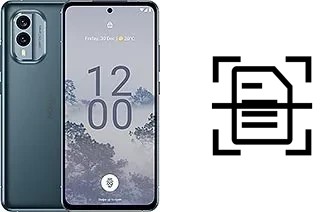 Numériser un document sur un Nokia X30