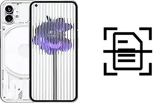 Numériser un document sur un Nothing Phone (1)