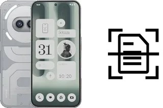 Numériser un document sur un Nothing Phone (2a) Plus