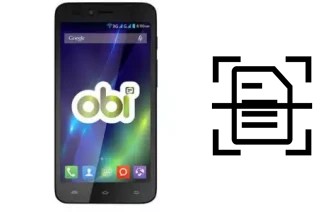 Numériser un document sur un Obi S503 Plus