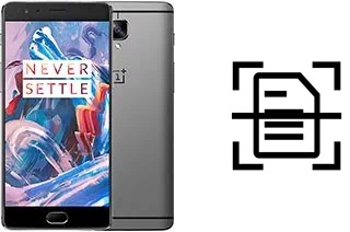 Numériser un document sur un OnePlus 3