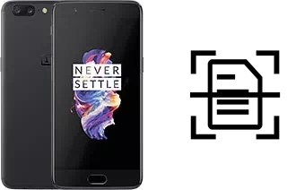 Numériser un document sur un OnePlus 5