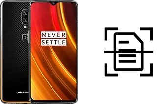 Numériser un document sur un OnePlus 6T McLaren