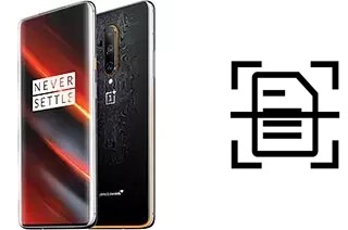 Numériser un document sur un OnePlus 7T Pro 5G McLaren