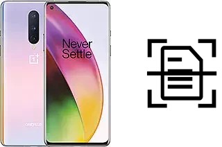 Numériser un document sur un OnePlus 8 5G (T-Mobile)