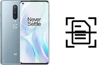 Numériser un document sur un OnePlus 8 5G UW (Verizon)