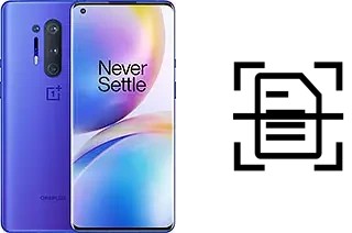 Numériser un document sur un OnePlus 8 Pro