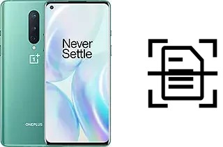 Numériser un document sur un OnePlus 8