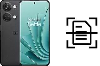 Numériser un document sur un OnePlus Ace 2V