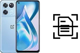Numériser un document sur un OnePlus Ace Racing