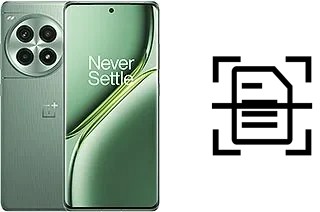 Numériser un document sur un OnePlus Ace 3 Pro