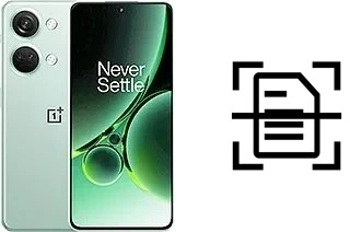 Numériser un document sur un OnePlus Nord 3