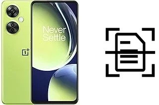 Numériser un document sur un OnePlus Nord CE 3 Lite