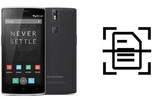 Numériser un document sur un OnePlus One