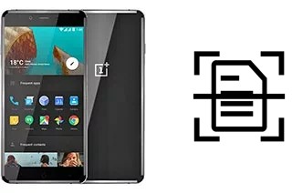 Numériser un document sur un OnePlus X