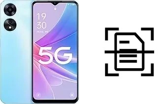 Numériser un document sur un Oppo A1x