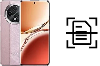 Numériser un document sur un Oppo F27 Pro+