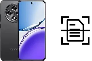 Numériser un document sur un Oppo A3 (2024)