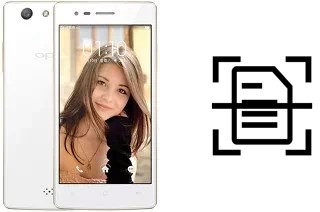 Numériser un document sur un Oppo A31 (2015)