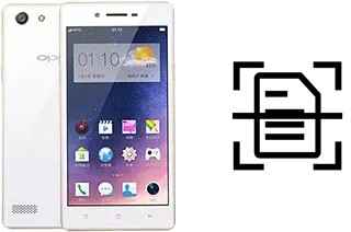 Numériser un document sur un Oppo A33