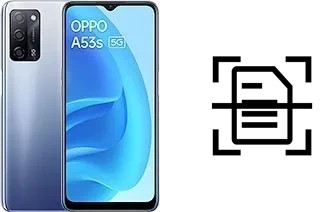 Numériser un document sur un Oppo A53s 5G