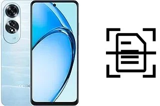 Numériser un document sur un Oppo A60