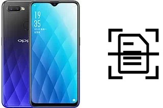 Numériser un document sur un Oppo A7x