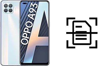 Numériser un document sur un Oppo A93 (2020)