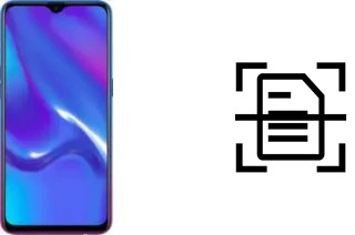 Numériser un document sur un Oppo AX7 Pro