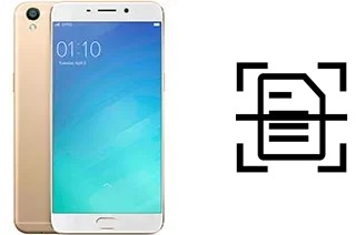 Numériser un document sur un Oppo F1 Plus