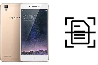 Numériser un document sur un Oppo F1