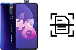 Numériser un document sur un Oppo F11 Pro