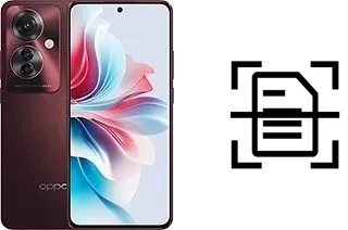 Numériser un document sur un Oppo F25 Pro