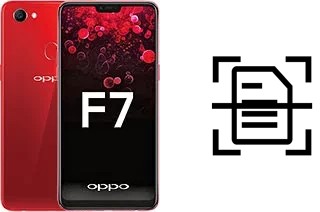 Numériser un document sur un Oppo F7