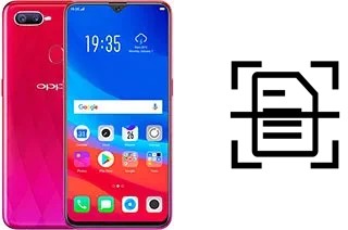 Numériser un document sur un Oppo F9 (F9 Pro)