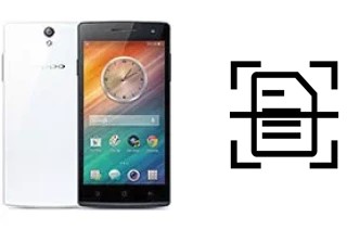 Numériser un document sur un Oppo Find 5 Mini