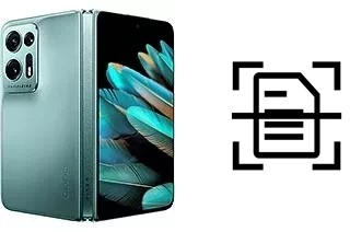 Numériser un document sur un Oppo Find N2