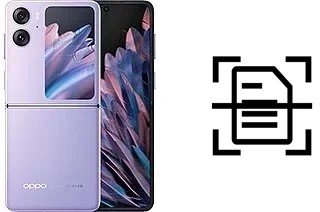 Numériser un document sur un Oppo Find N2 Flip