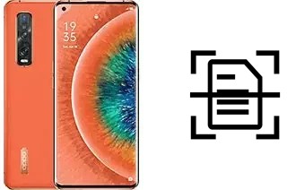 Numériser un document sur un Oppo Find X2 Pro