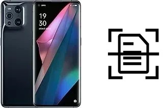 Numériser un document sur un Oppo Find X3