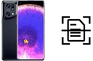 Numériser un document sur un Oppo Find X5 Pro