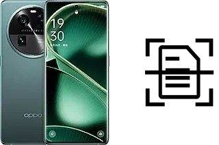 Numériser un document sur un Oppo Find X6