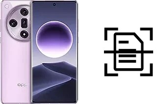 Numériser un document sur un Oppo Find X7