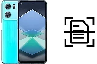 Numériser un document sur un Oppo K10 5G