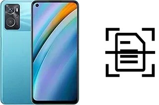 Numériser un document sur un Oppo K10