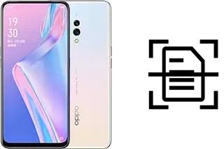 Numériser un document sur un Oppo K3