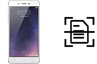 Numériser un document sur un Oppo Mirror 5