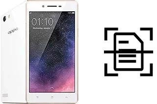 Numériser un document sur un Oppo Neo 7